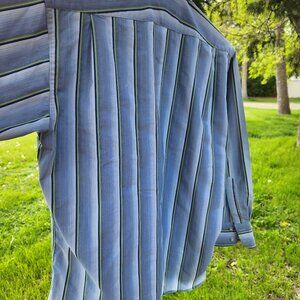 Men's blue dress shirt